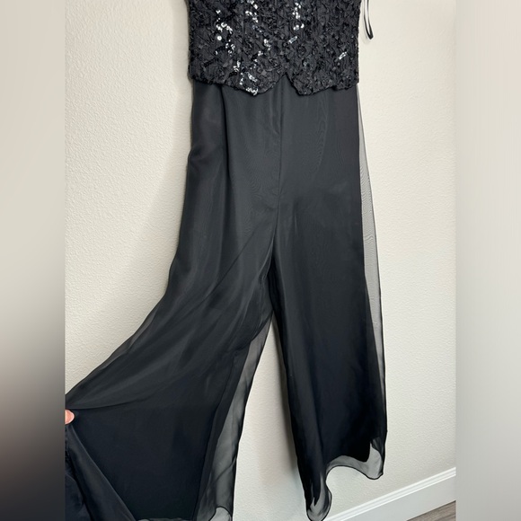 Faviana Black Vintage Jumpsuit when mini jacket - Picture 2 of 7